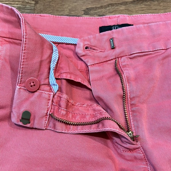 J. Crew chino shorts, size 4, weathered red, 4”,  great condition. - Picture 3 of 5